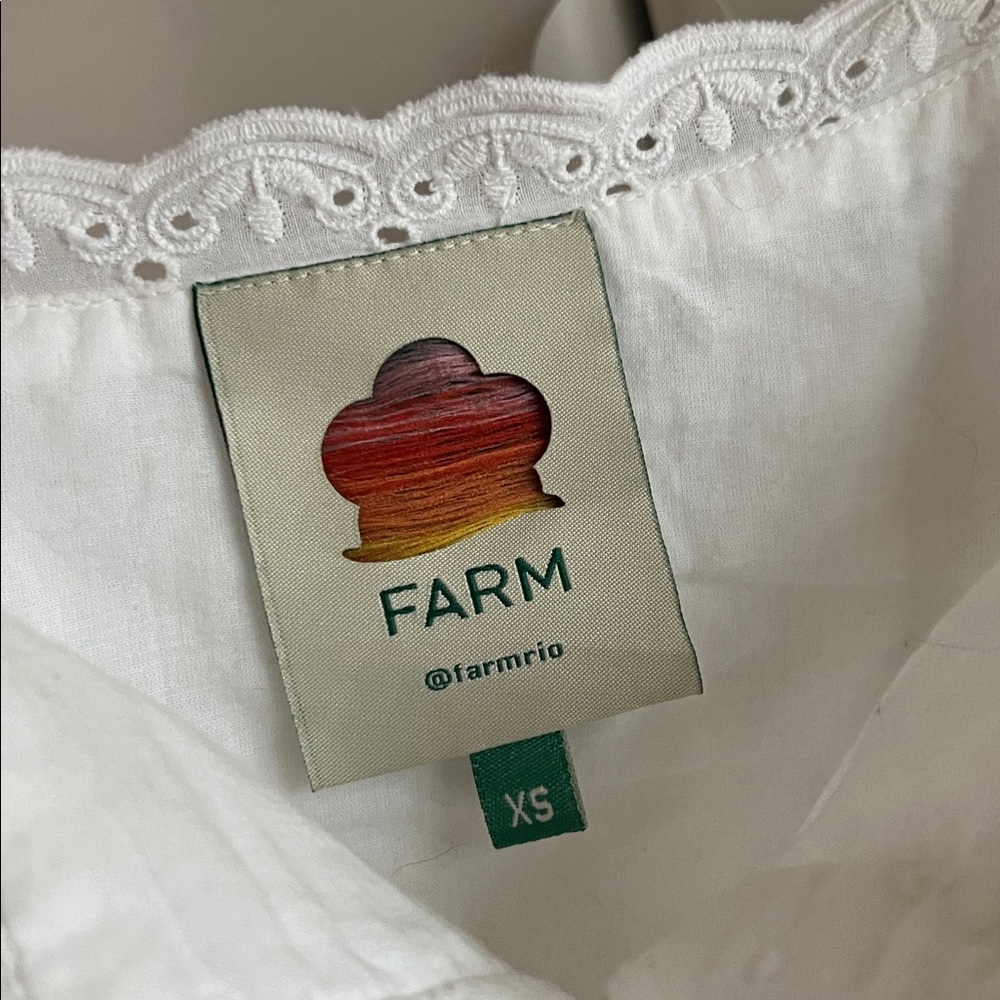 Farm Rio Eyelet Top, XS - Picture 8 of 11